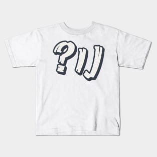 Yiddish: "NU?" The Perfect Expression for Every Situation! Kids T-Shirt